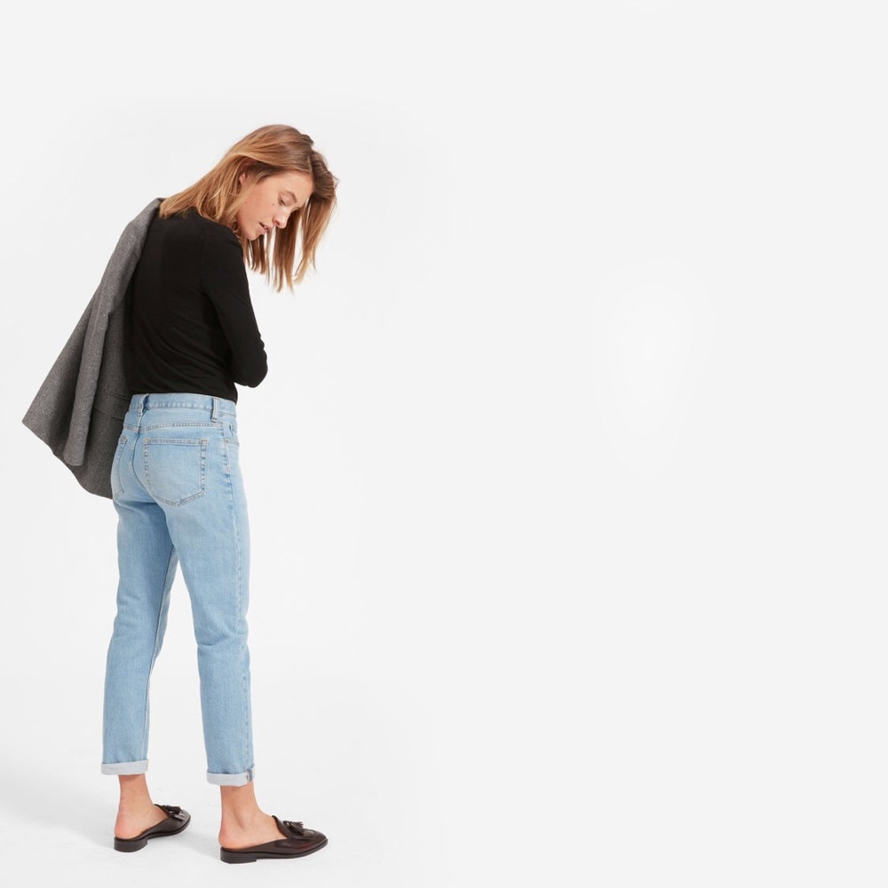 Everlane modern boyfriend jeans Light wash